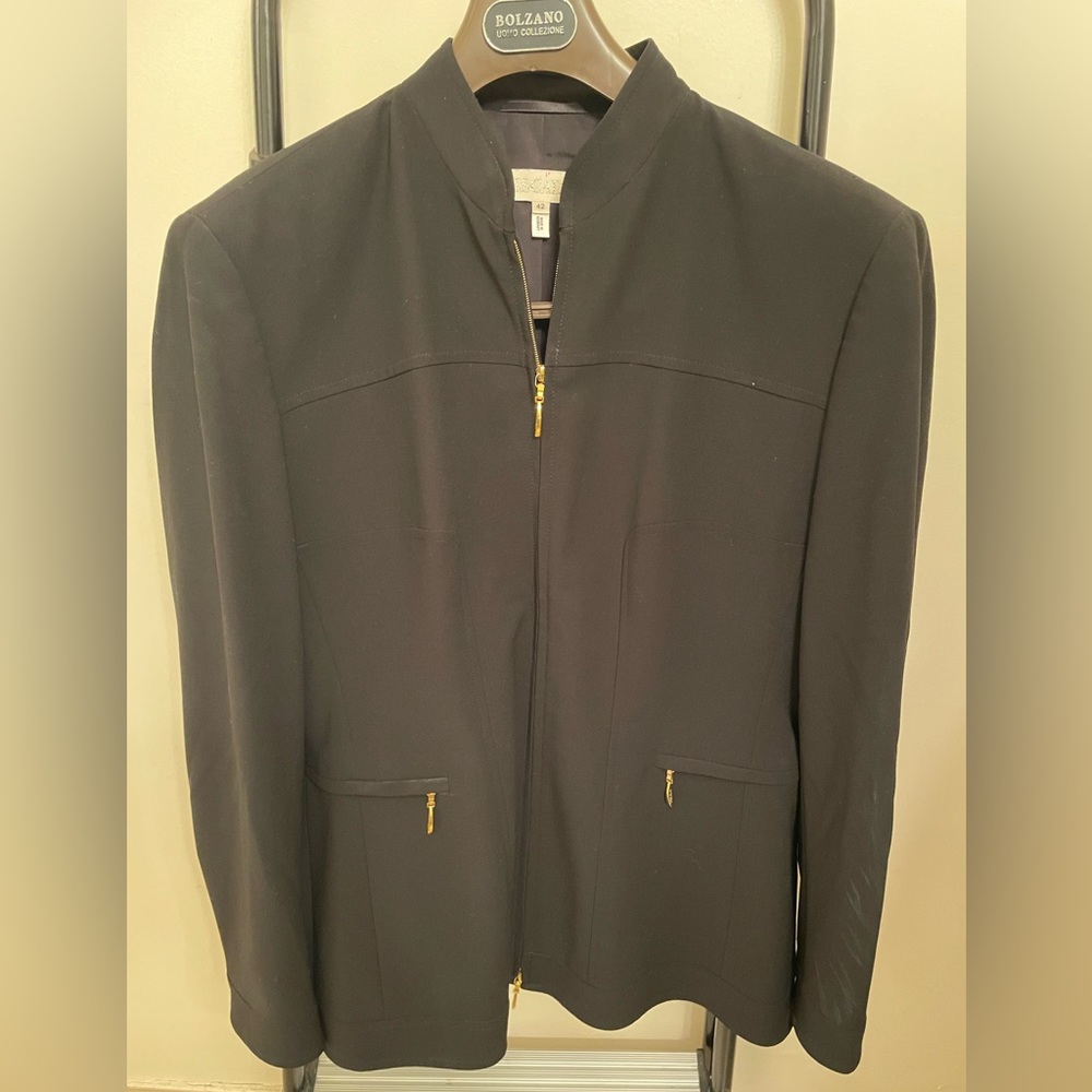 Designer zip from jacket